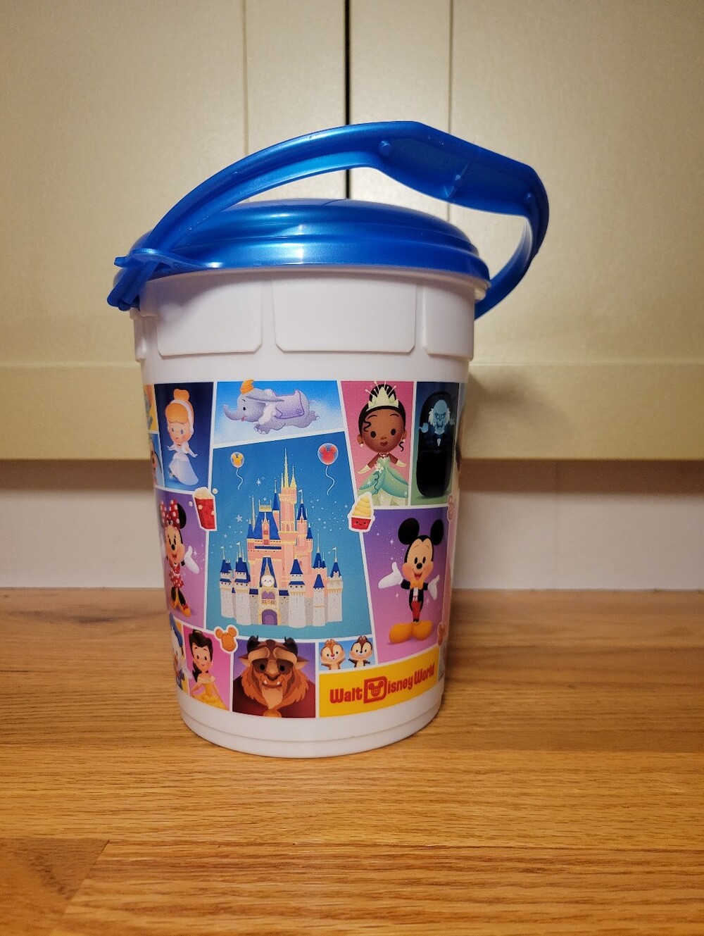 Disney Parks Jerrod Maruyama Four Parks Four Icons Refillable Popcorn Bucket